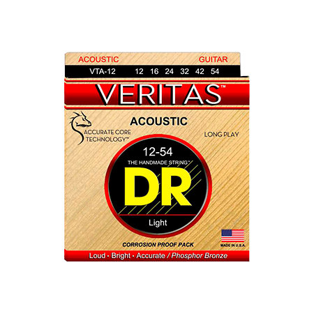 DR Strings Veritas Acoustic VTA-12 12-54