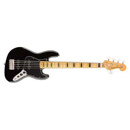 Classic Vibe 70s Jazz Bass V Black Squier by FENDER