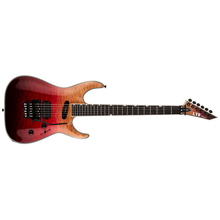 LTD MH 1000 HS QM Black Cherry Fade