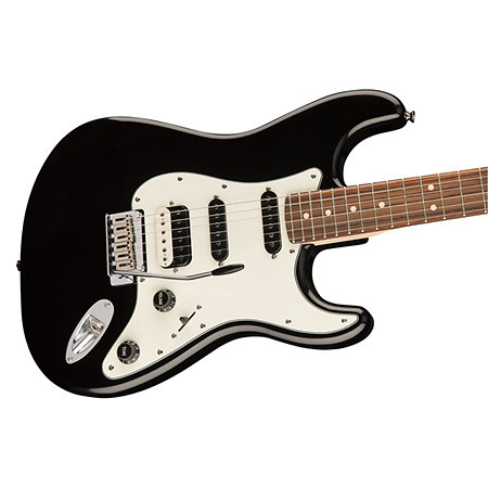 Contemporary Stratocaster HSS Black Metallic Squier by FENDER