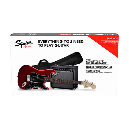 Affinity Stratocaster HSS Pack Candy Apple Squier by FENDER