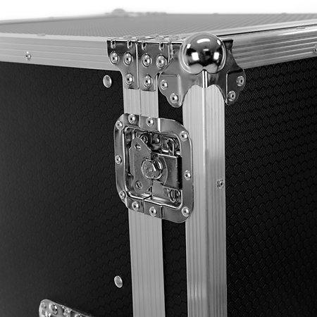 Flight case Rack 16U roller Plugger Case