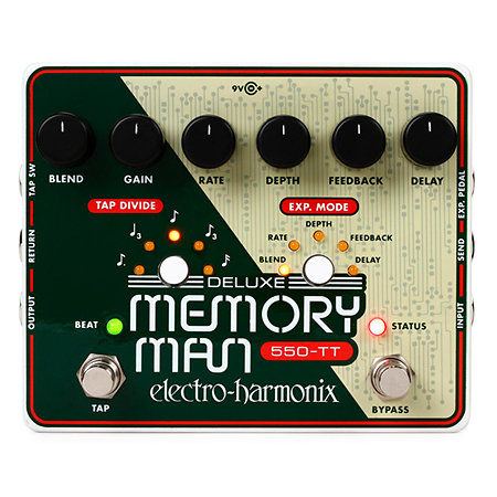 Electro Harmonix Deluxe Memory Man 550 Tap Tempo