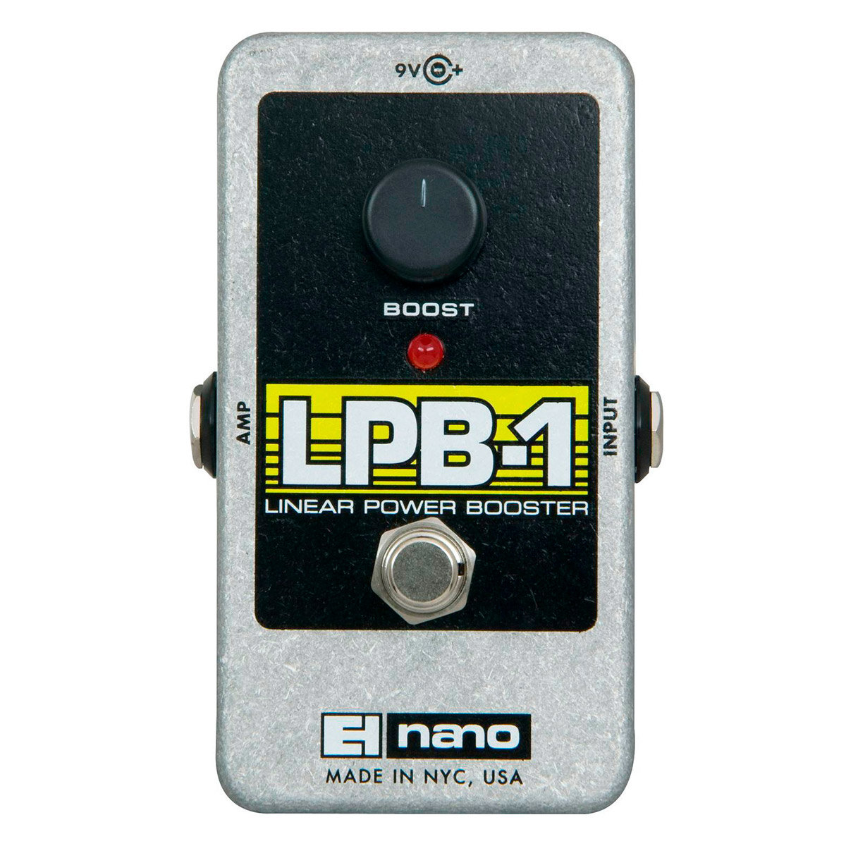 Electro Harmonix LPB-1 Power Booster Pédale Pour Guitare Électrique Argent - True Bypass