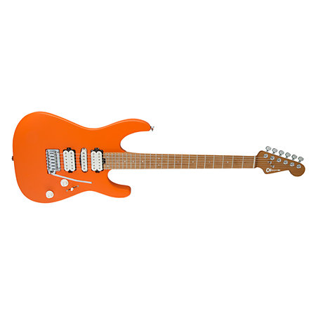 Pro-Mod DK24 HSH 2PT CM Satin Orange Crush Charvel