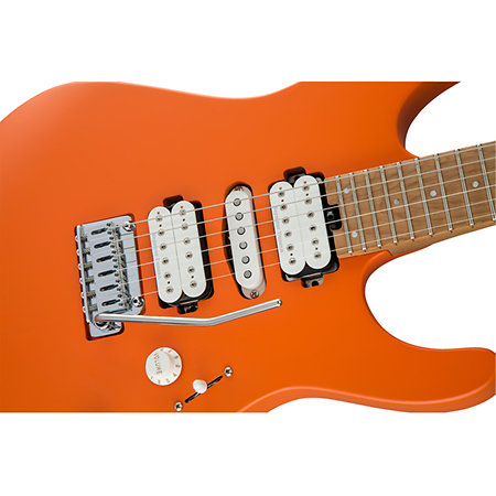 Pro-Mod DK24 HSH 2PT CM Satin Orange Crush Charvel