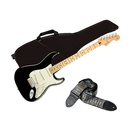 Fender Player Strat MN Black Bundle