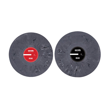 Paire Vinyl Control Tone X Rane Marbled Grey Serato
