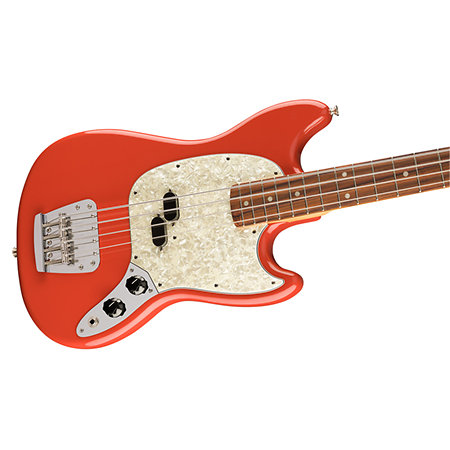 Vintera 60s Mustang Bass PF Fiesta Red Fender