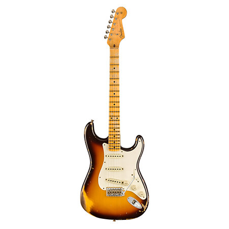 1959 Stratocaster Heavy Relic MN Faded Chocolate 3 Color Sunburst Fender