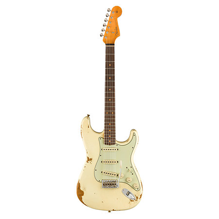 1959 Stratocaster Heavy Relic RW Aged Olympic White Fender