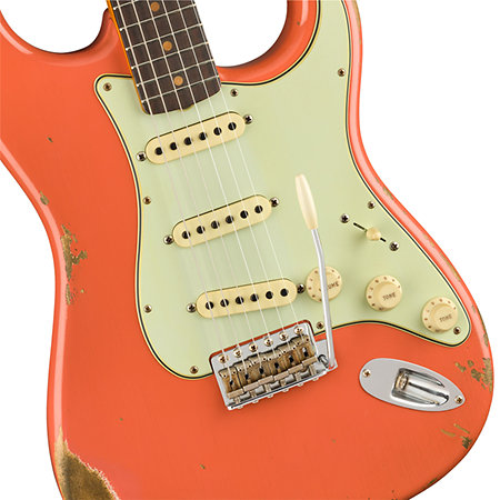 1959 Stratocaster Heavy Relic RW Faded Aged Tahitian Coral Fender