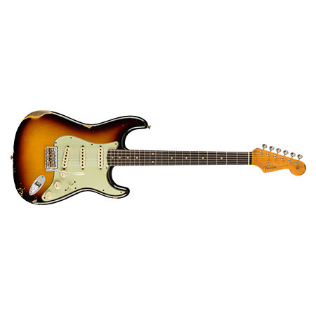 Fender 1959 Stratocaster Heavy Relic RW Aged 3 Color Sunburst