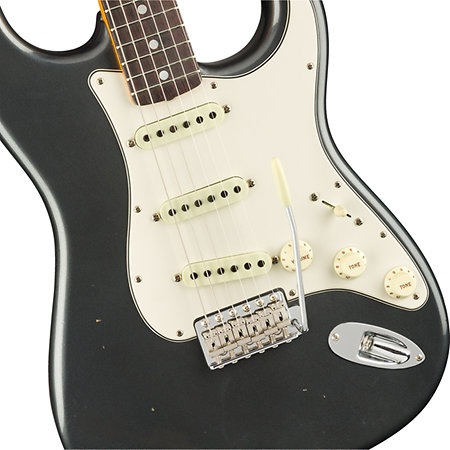 1965 Stratocaster Journeyman Relic RW Aged Charcoal Frost Metallic Fender