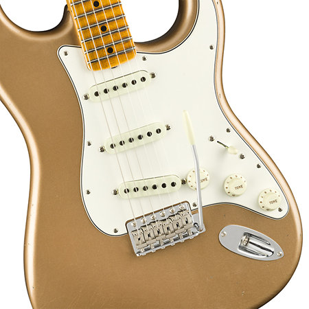 1965 Stratocaster Journeyman Relic MN Faded Aged Firemist Gold Fender