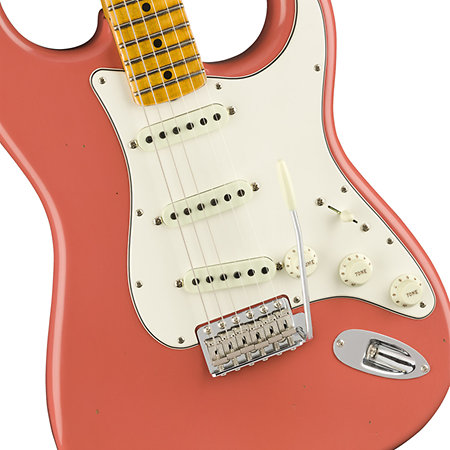 1965 Stratocaster Journeyman Relic MN Super Faded Aged Fiesta Red Fender