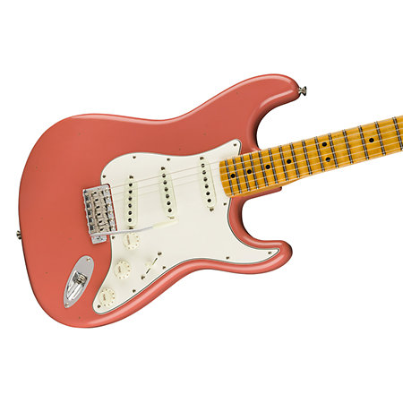 1965 Stratocaster Journeyman Relic MN Super Faded Aged Fiesta Red Fender