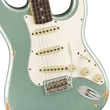 1967 Stratocaster Relic RW Aged Fire Mist Silver Fender