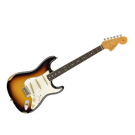 Fender 1967 Stratocaster Relic RW Faded 3 Color Sunburst