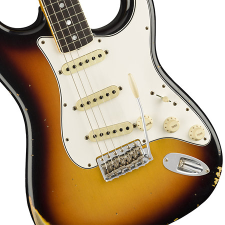 1967 Stratocaster Relic RW Faded 3 Color Sunburst Fender