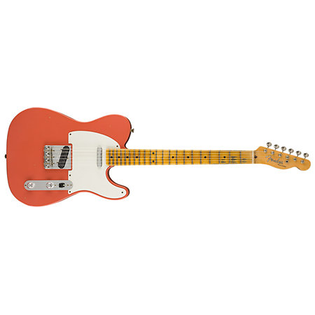 1956 Telecaster Journeyman Relic MN Super Faded Aged Fiesta Red Fender
