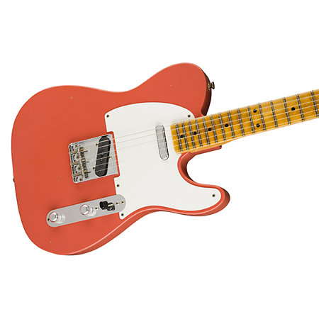1956 Telecaster Journeyman Relic MN Super Faded Aged Fiesta Red Fender