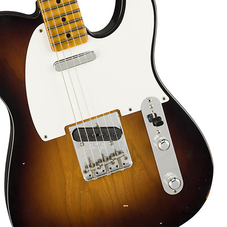 1956 Telecaster Journeyman Relic MN Wide Fade 2 Color Sunburst Fender