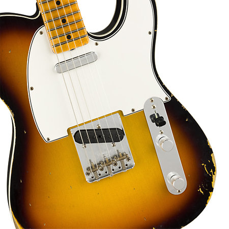 1965 Telecaster Custom Relic MN Faded 3 Color Sunburst Fender