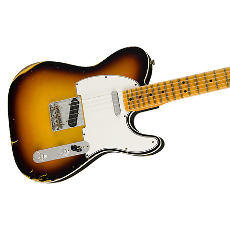 1965 Telecaster Custom Relic MN Faded 3 Color Sunburst Fender
