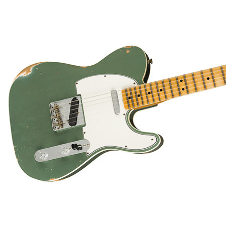 1965 Telecaster Custom Relic MN Faded Aged Sherwood Green Metallic Fender