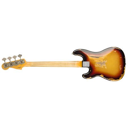 1960 Precision Bass Heavy Relic RW 3 Color Sunburst Fender
