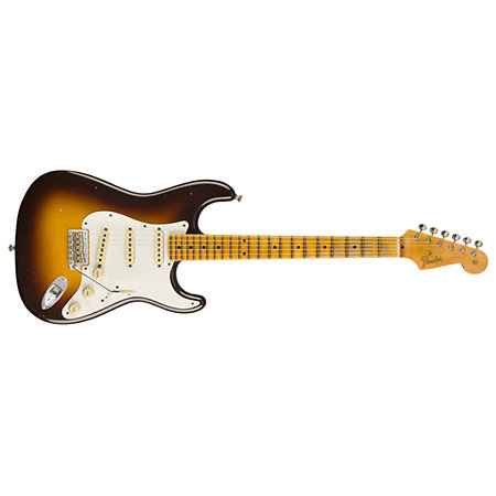 Fender 2019 Postmodern Stratocaster Journeyman Relic MN Wide Fade Chocolate 2 Color Sunburst
