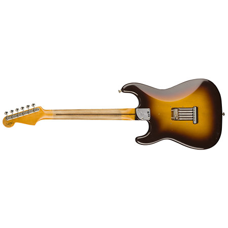 2019 Postmodern Stratocaster Journeyman Relic MN Wide Fade Chocolate 2 Color Sunburst Fender