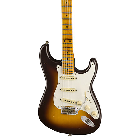 2019 Postmodern Stratocaster Journeyman Relic MN Wide Fade Chocolate 2 Color Sunburst Fender