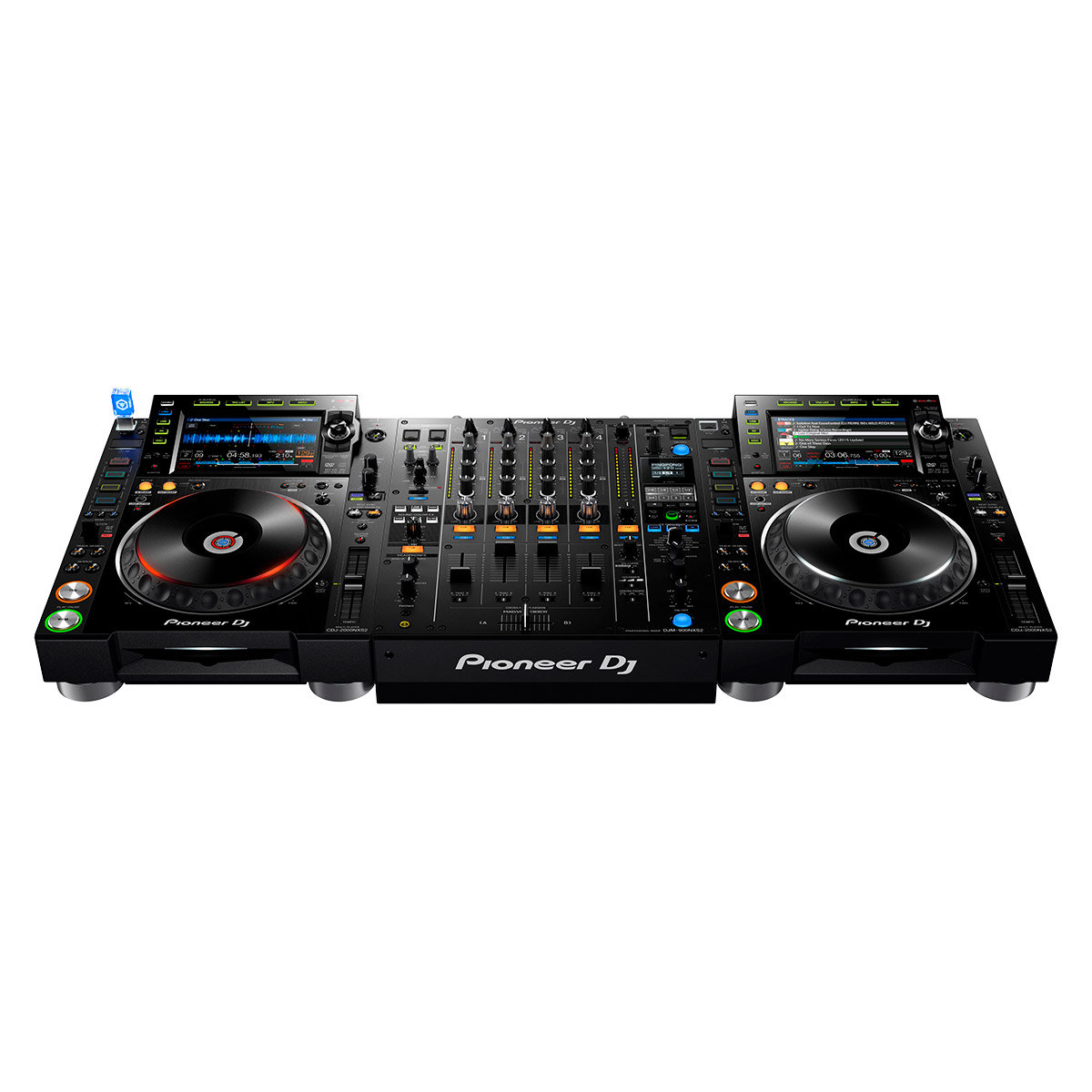 Pack Nexus 2 Platine Cd Mp3 A Plat Pioneer Dj Sonovente Com