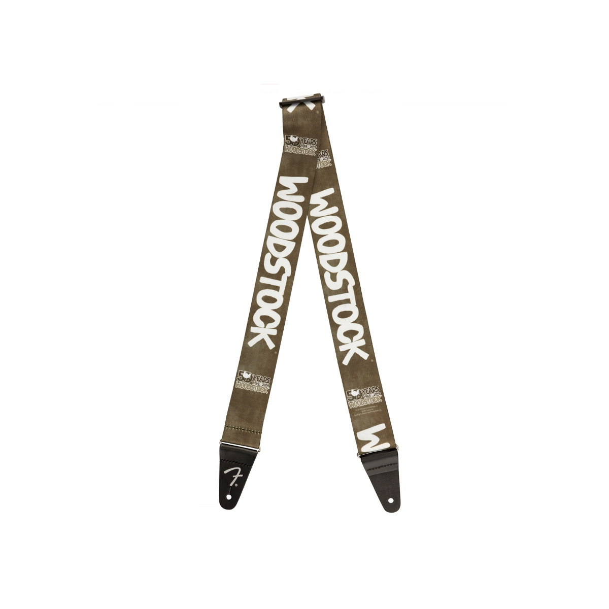 Fender Woodstock Strap Black Sangle Guitare