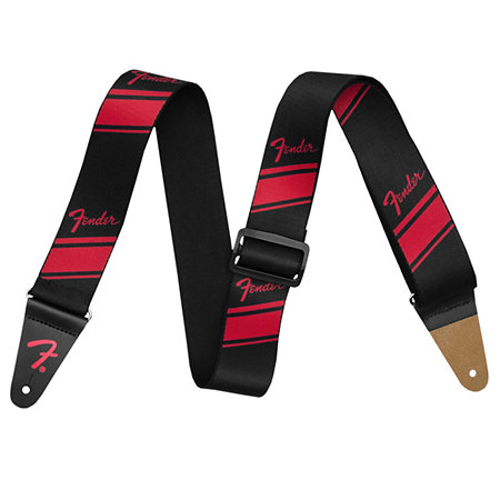 Fender Competition Stripe Strap Ruby