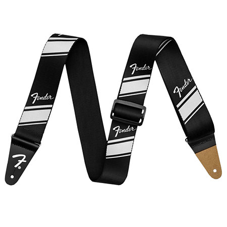 Fender Competition Stripe Strap Silver