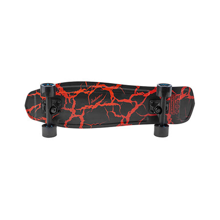 Red Crackle Skateboard Jackson