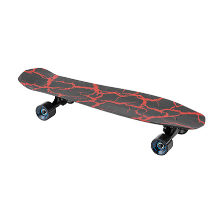Red Crackle Skateboard Jackson