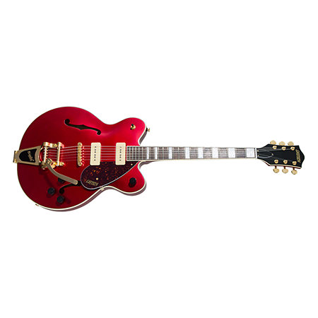 G2622TG-P90 Limited Edition Streamliner Center Block P90 Bigsby Gold Hardware Candy Apple Red Gretsch Guitars