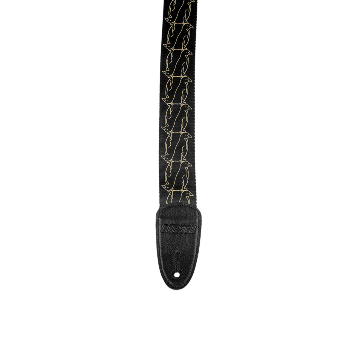 Alternating Black Penguins Strap Gold Sangle Guitare Gretsch Guitars