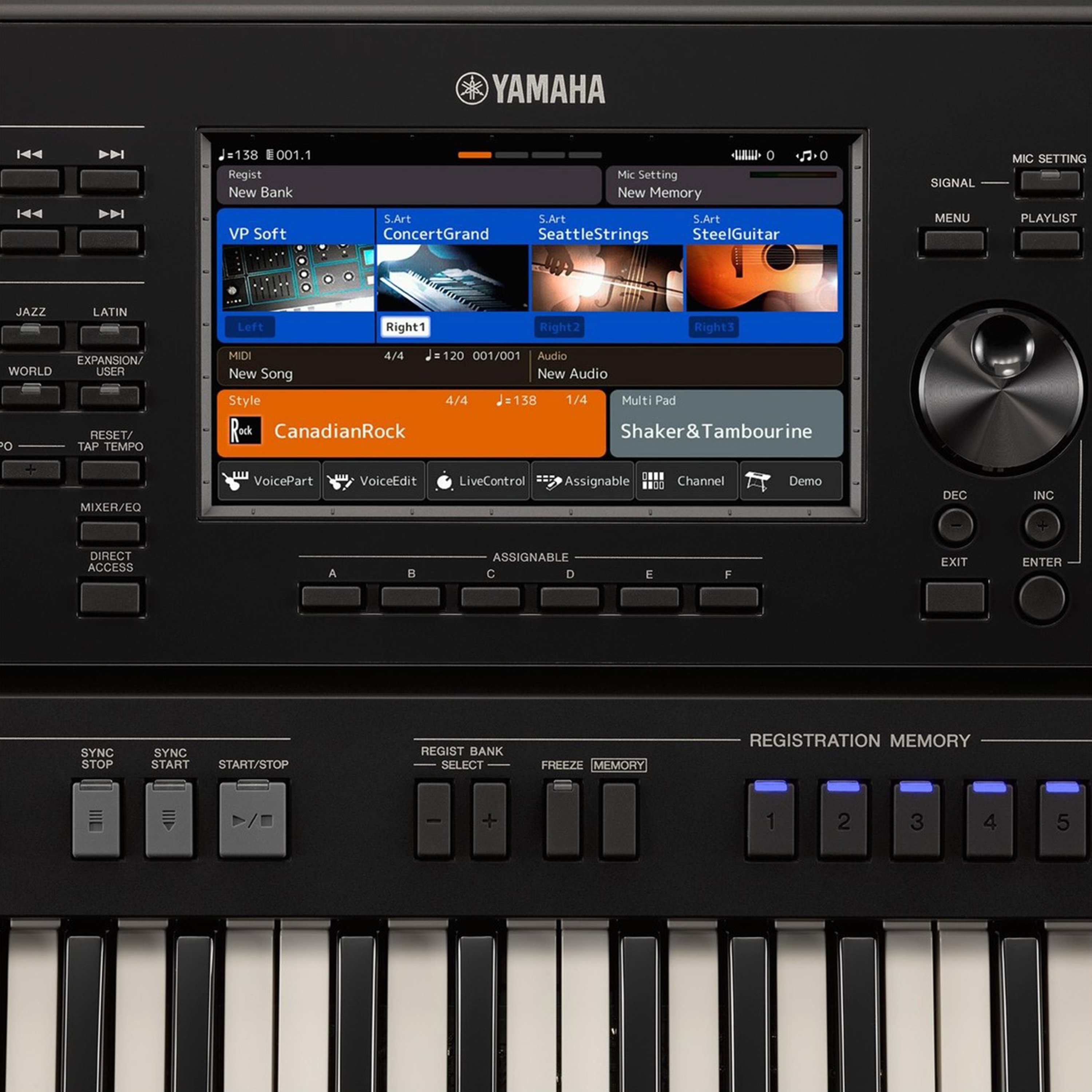 Yamaha PSR SX700 Clavier Toucher Dynamique Yamaha PSRSX700