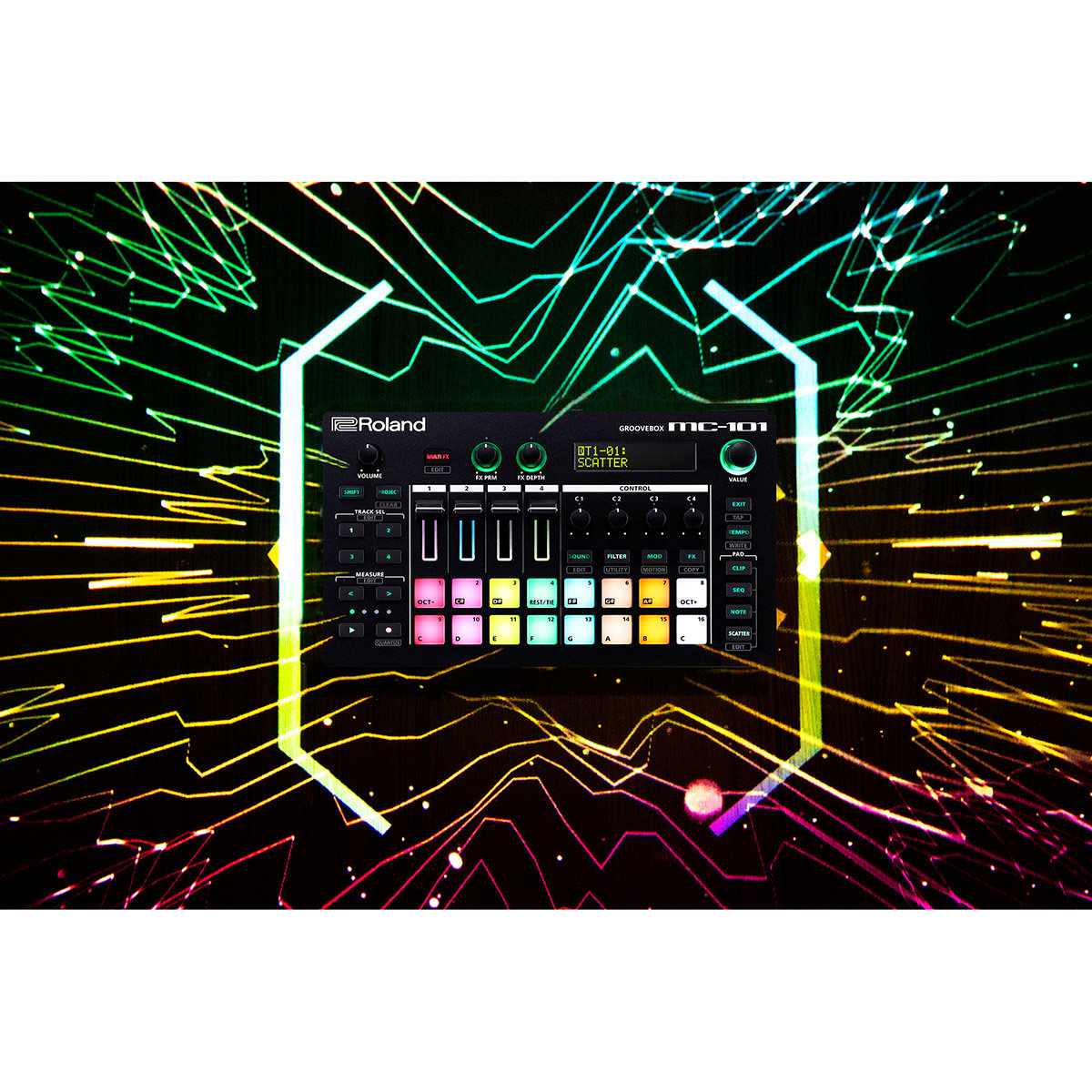 Roland MC-101 : Sampler / GrooveBox - SonoVente.com