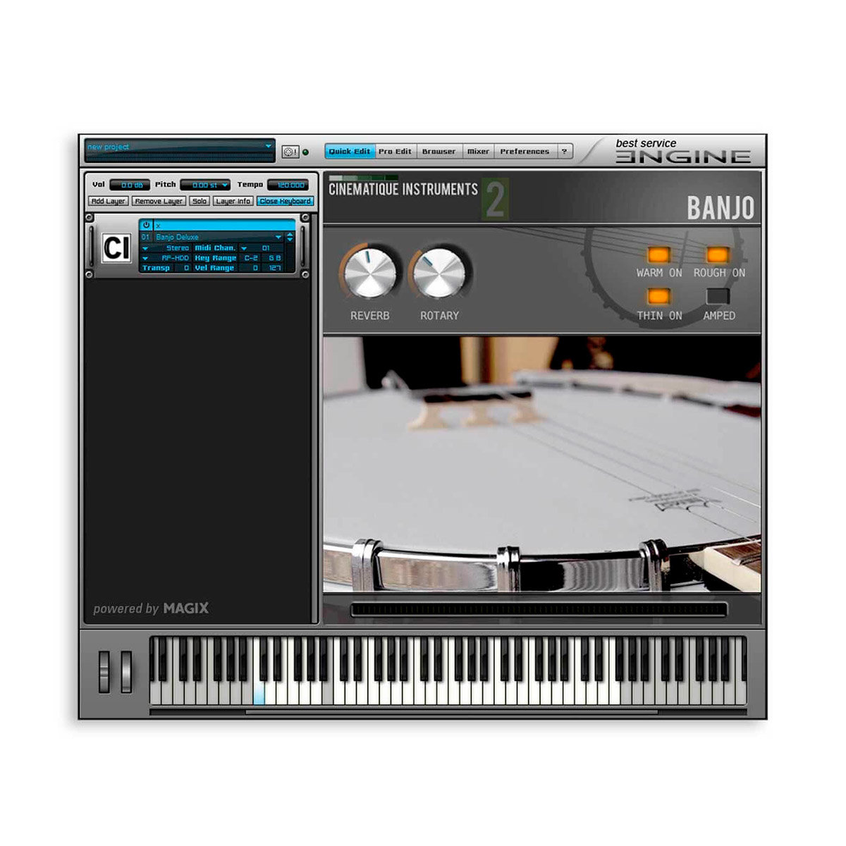 Best Service Cinematique Instruments 2 - Logiciel instruments virtuels ...