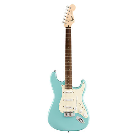 Bullet Stratocaster Tropical Turquoise Squier by FENDER