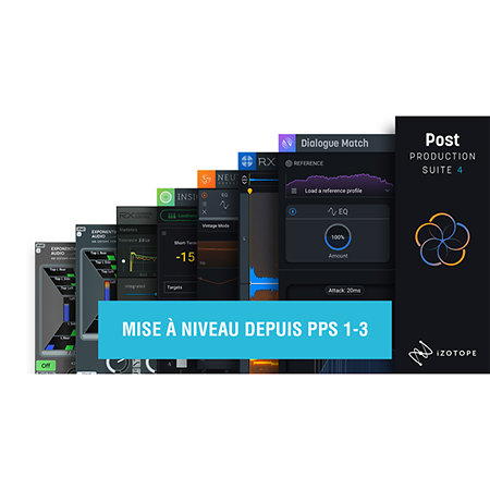 Izotope RX Post Production Suite 4 upgrade depuis PPS 1-3