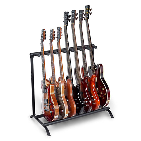 Support Guitare Pliable CAHAYA Pour 5 Guitares - Bois, Universel (acoustique, électrique, Basse) - Idéal Maison, Studio, Scène
