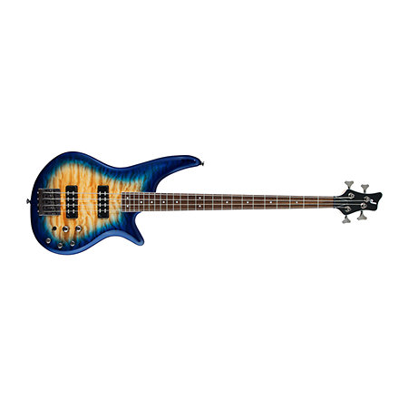 Jackson JS Series Spectra Bass JS3Q Amber Blue Burst