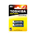 Piles LR6 - Pack de 2 Toshiba